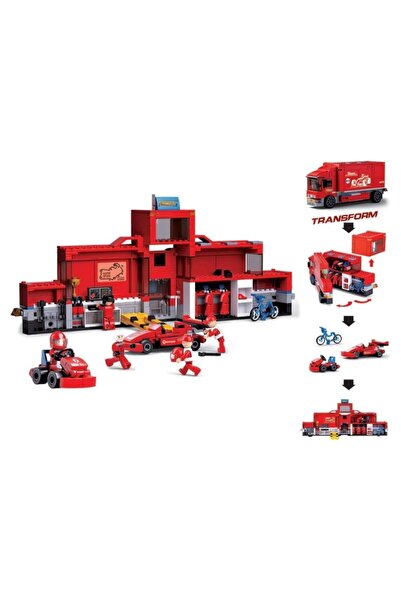 MC Micostore Joc de constructie Statie Formula1, pvc, Sluban M38-B0375, 575 p...