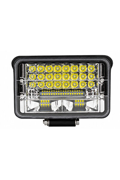Ruan Proiector LED auto dreptunghiular de 144W, bifazic, 12V 24V, de 5 inch