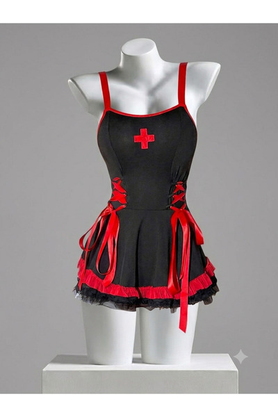 Sthxyfaith Sexy babydoll dress for Women Nurse Uniform Sexy Roleplay Costume ...