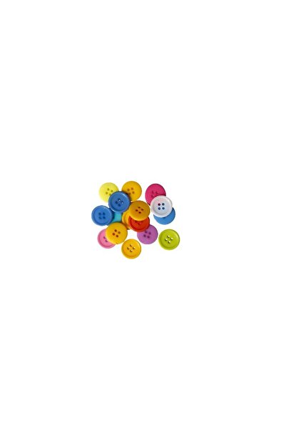 MC Micostore Accesorii creatie - nasturi mari plastic, diverse culori, 20mm, ...