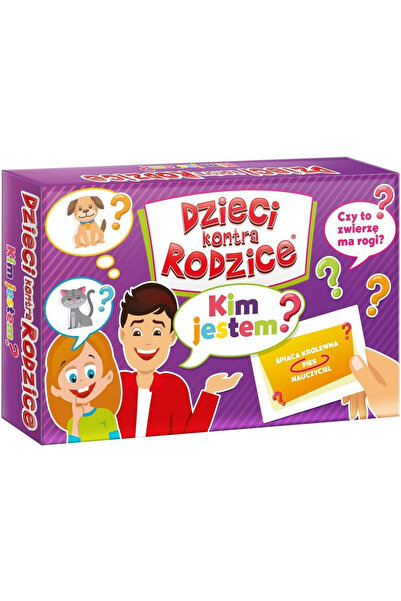 Kangur Joc de familie Kim sunt eu?, pentru copii 6+, educativ, multicolor, 1 set