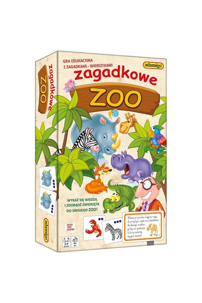 OEM Ghicitori la Grădina Zoologică: Joc educativ de la Adamigo pentru 2-4 juc...