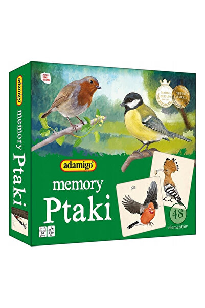 OEM Joc de memorie "Păsările Poloniei" de la Adamigo - dezvoltă memoria și co...