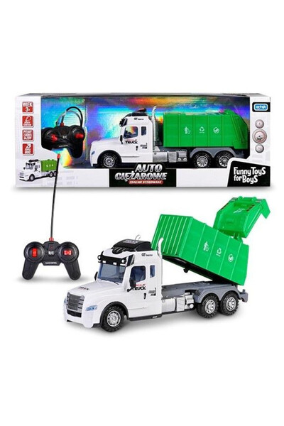 OEM Camion de gunoi R/C Artyk cu telecomandă, cu efecte sonore și luminoase