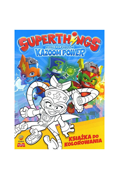 OEM Ediba SuperThings Kazoom Power carte de colorat 3 plicuri