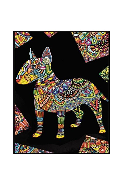 OEM Figurina Colorvelvet Bulterier multicolor 47x35cm
