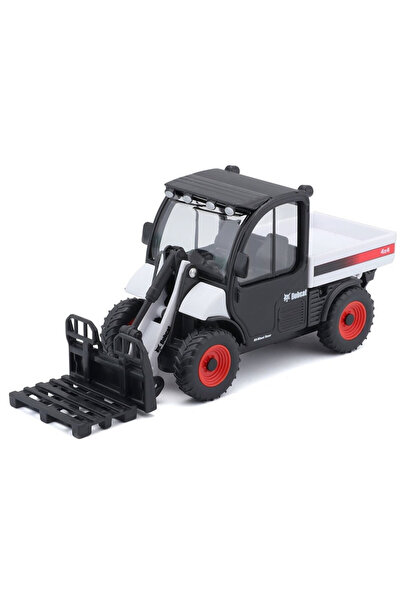 BBURAGO Macheta auto, Bburago, Bobcat Toolcat 5600, 1:50, negru, 15 x 6 x 5 cm