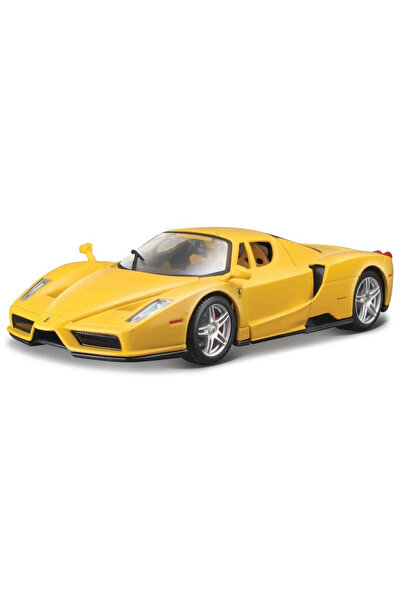 OEM Model de mașină Ferrari Enzo 1:24 BBURAGO - galben, metalizat cu detalii