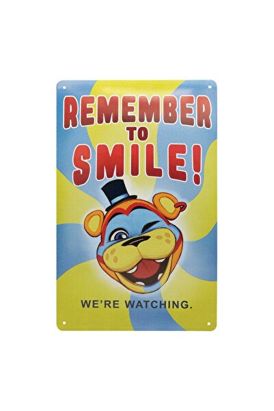 OEM Tablita metalica Five Nights at Freddy's, 28x17,5 cm, multicolor