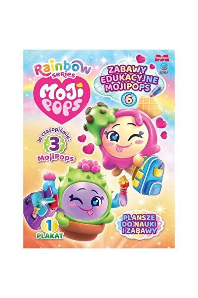 OEM Ediba MojiPops Jocuri educative partea 6 carte cu 3 figurine
