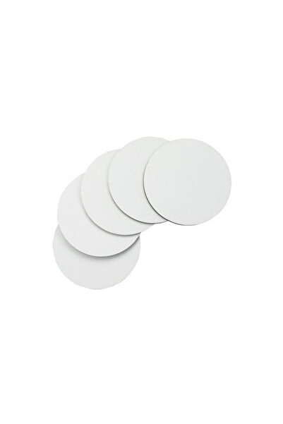 OEM Suport rotund din MDF, 10 cm, grunduit, 5 bucăți