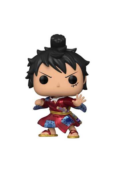 OEM Figurină One Piece POP Animation din vinil Luffy în Kimono Exclusiv MT 9 cm