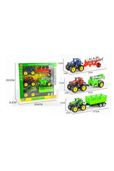 OEM Tractor Agricol de Jucarie 9871-20 de la Maksik - Model Educativ 3+