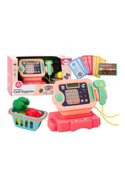 OEM Leantoys casă de joacă pentru copii roz, cu numărare, lumini și sunete, 3+