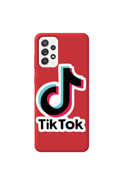 Other Samsung A13 4G Tik Tok Red Colored Silicone TPU Θήκη