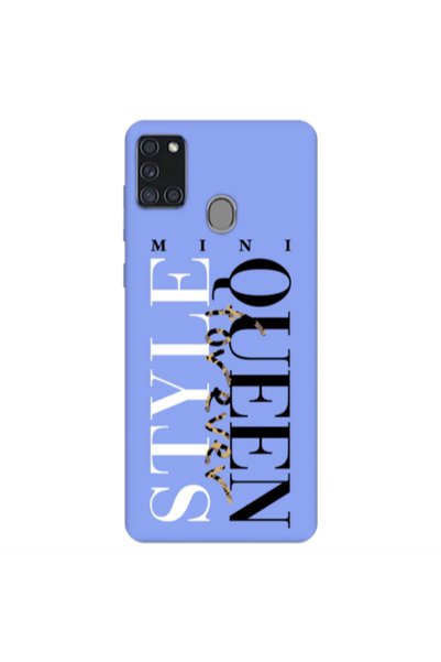 Other Samsung A21S Mini Quen Forever Light Purple Colored Silicone TPU Θήκη