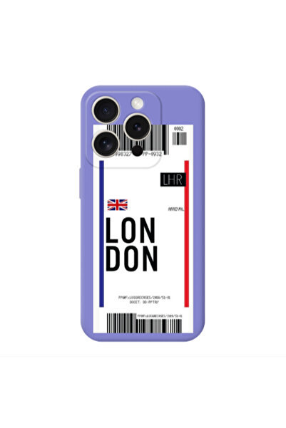 Other Apple iPhone 15 Pro London Arrival Purple Colored Silicone TPU Θήκη