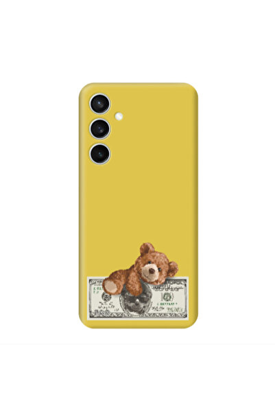Other Samsung S24 Plus Money Style Yellow Colored Silicone TPU Θήκη