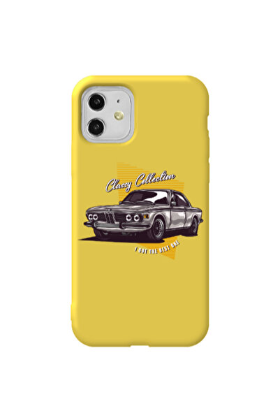 Other Apple iPhone 11 Classy Collection Yellow Colored Silicone TPU Θήκη