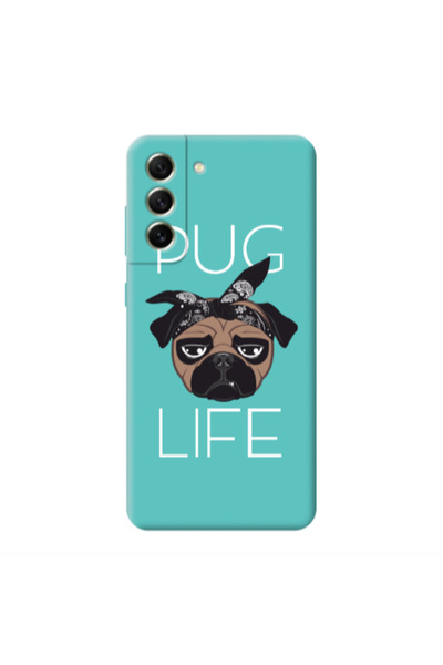Other Samsung S21 PLUS Pug Life Turquoise Colored Silicone TPU Θήκη