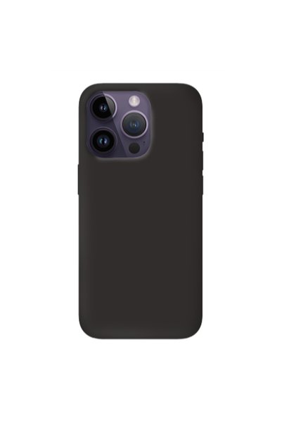 Other Apple iPhone 14 Pro -case Black Colored Silicone TPU Θήκη