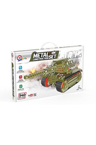 Technok Set constructie metalica 540 piese multicolor 31x50cm