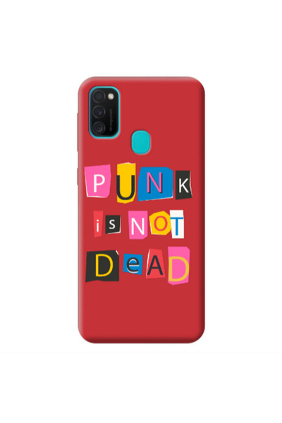 Other Samsung M21 Punk is not Dead Red Colored Silicone TPU Θήκη