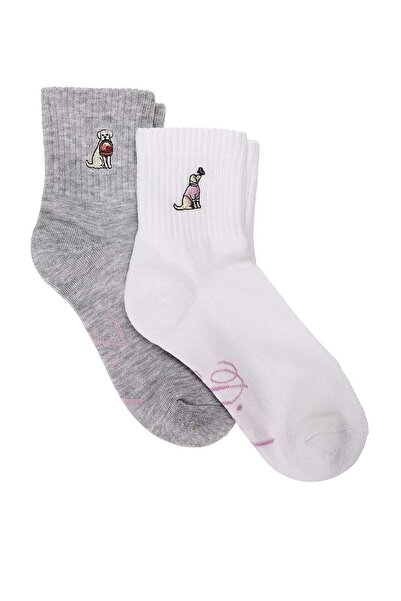 PINK Quarter Çorap 2’li Paket