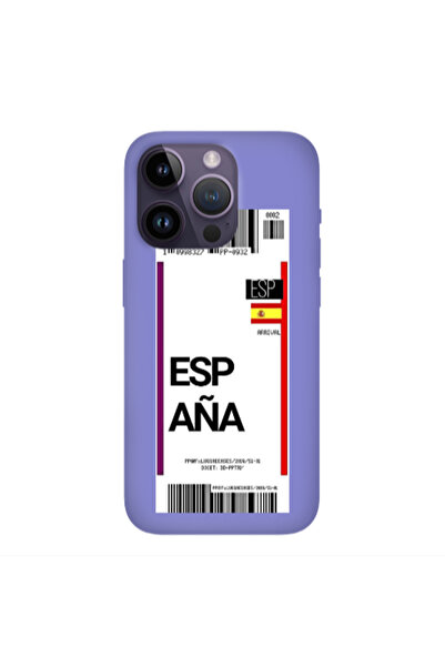 Other Apple iPhone 14 Pro Espana Arrival Purple Colored Silicone TPU Θήκη