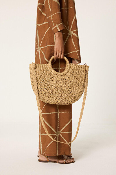 Touché Privé Round Handle Wicker Bag