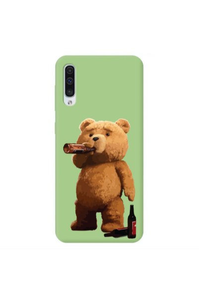 Other Samsung A50 Beer Time Light Green Colored Silicone TPU Θήκη