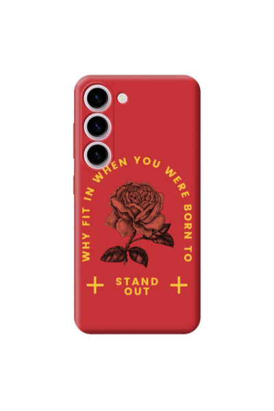 Other Samsung S23 Plus Stand out Red Colored Silicone TPU Θήκη