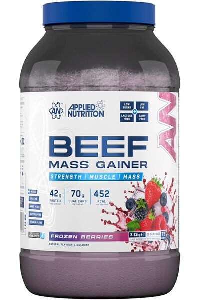 applied nutritionn Applied Nutrition Beef Mass Gainer Protein Powder – 42g Be...
