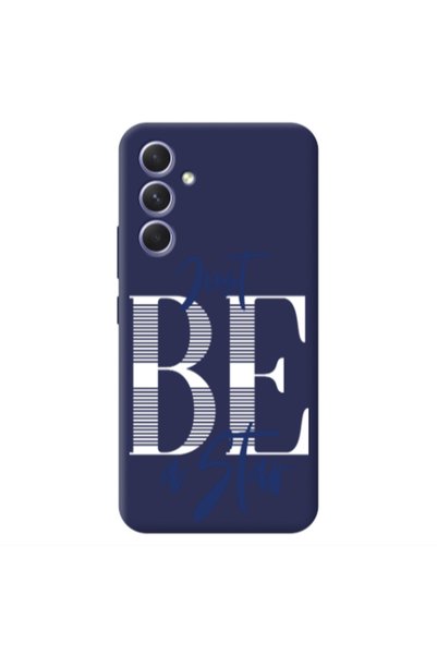 Other Samsung A56 Just Be a Star Dark blue Colored Silicone TPU Θήκη