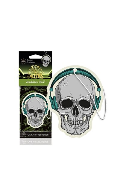 AMIO Odorizant auto pentru oglinda AROMA CAR MUERTOS Headphones Skull