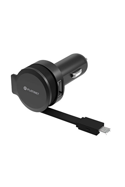 MC Micostore Platinet PLCR3B 43721 φορτιστής αυτοκινήτου, USB - micro USB, με...