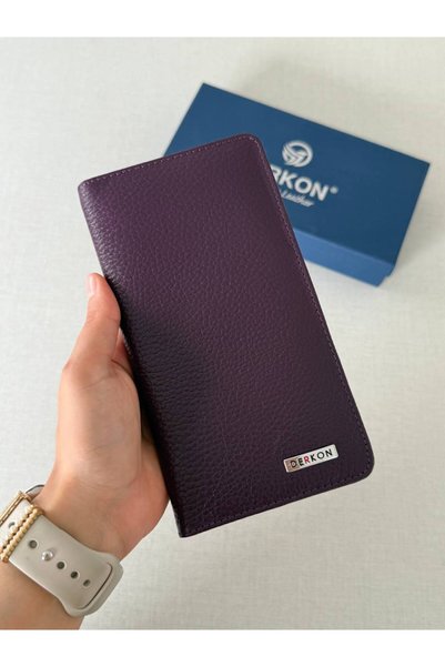 DERKON Mikam Model Kartlık Detaylı Hakiki Deri Cüzdan