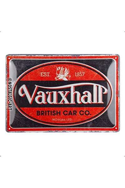 Nostalgic Art Nostalgic-Art Vauxhall retro znak od lima, 20 x 30 cm, vintage ...