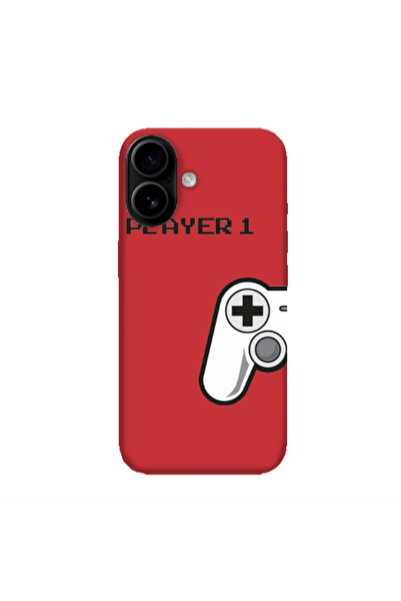 Other Apple Iphone 16 plus Player 1 Red Colored Silicone TPU Θήκη