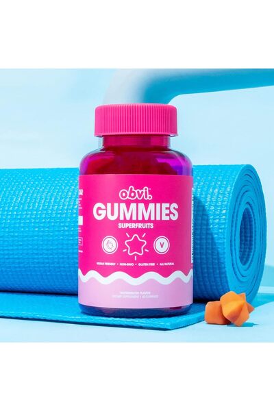 Obvi Superfruit Gummies | Vegan Multivitamin, Supports Healthy Collagen Produ...