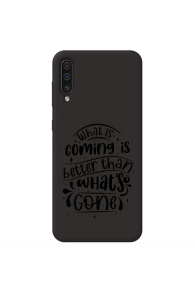 Other Samsung A70 What is coming Black Colored Silicone TPU Θήκη