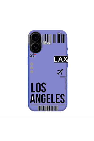Other Apple Iphone 16 Los angeles Purple Colored Silicone TPU Θήκη