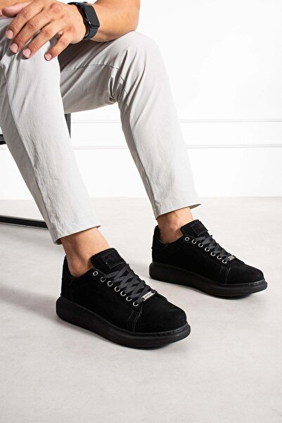 L.A Polo Siyah Süet Erkek Sneaker