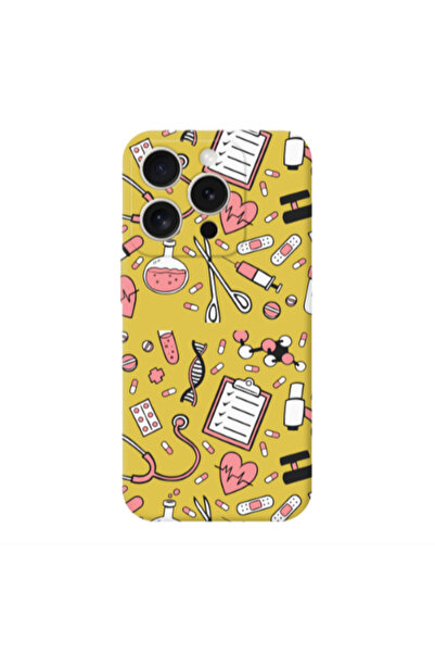 Other Apple Iphone 16 Pro Max Laboratory Yellow Colored Silicone TPU Θήκη