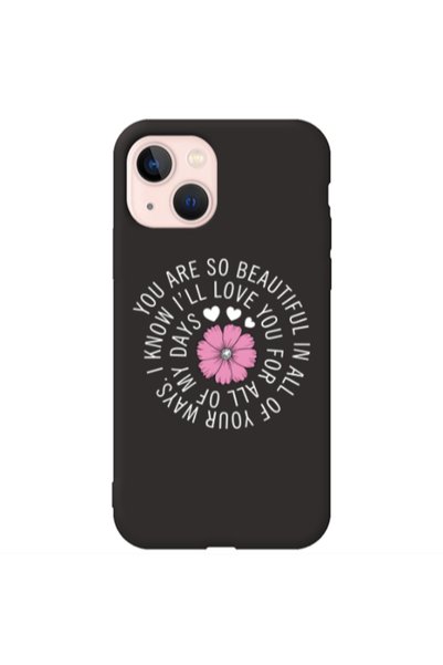 Other Apple iPhone 13 Your Ways Black Colored Silicone TPU Θήκη