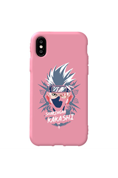 Other Apple iPhone X Anime Mangoo Pink Colored Silicone TPU Θήκη