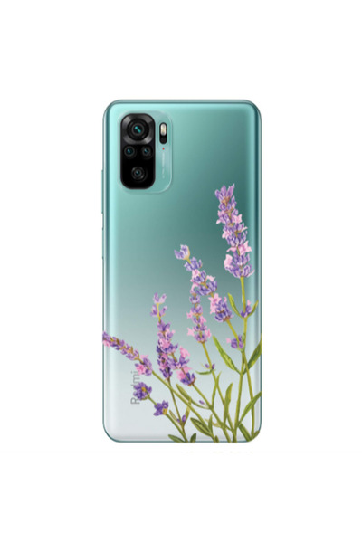 Other Xiaomi Redmi Note 10 4G Flowers 8 Transparent Silicone TPU Θήκη