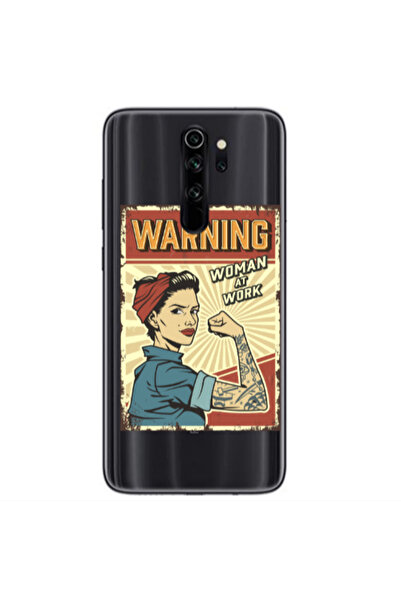Other Xiaomi Redmi Note 8 Pro Woman at work Transparent Silicone TPU Θήκη