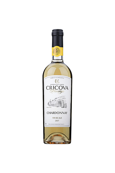 Cricova Vin alb Chardonnay Prestige Cricova, sec, 0.75 L