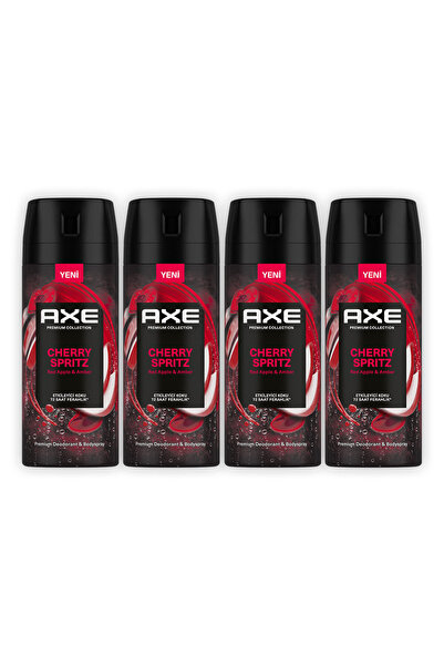Axe Premium Collection Erkek Sprey Deodorant Cherry Spritz 150 ml x4